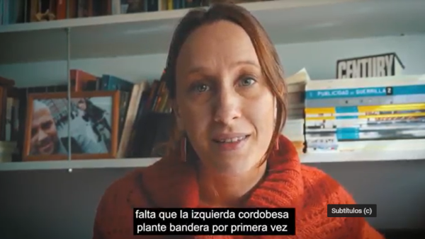 video de luciana echevarria hablando a camara sobre las internas de la izquierda